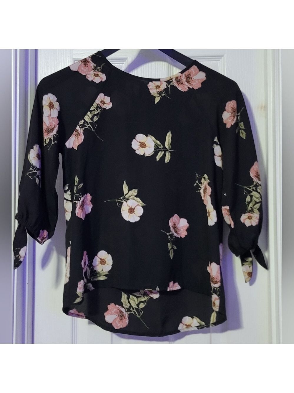 Papermoon - Stitch Fix - Black Floral Blouse